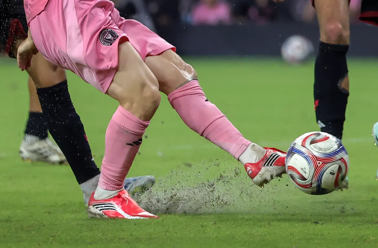 Inter Miami CF Right Wing Lionel Messi scores a goal during the MLS Inter Miami vs D.C. United 