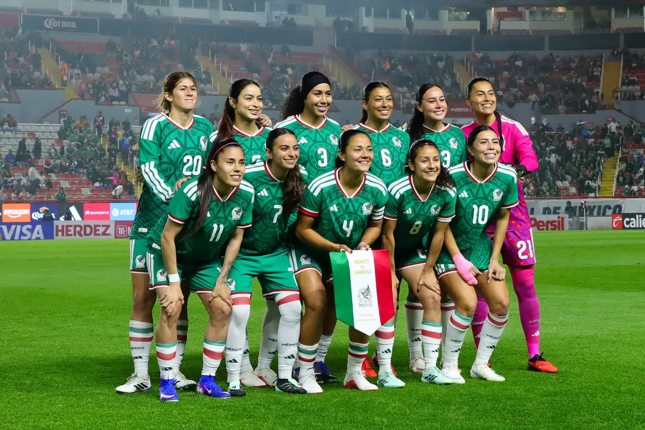 Mexico team during the womens International Friendly match between Mexico (Mexican National Team) and Jamaica