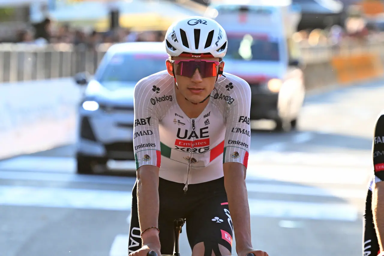 Isaac Del Toro of UAE Team Emirates during the 120th Il Lombardia 2026 a 239km one day race from Bergamo to Como