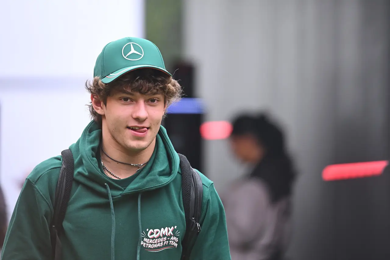Andrea Kimi Antonelli of Italy and Mercedes AMG Petronas F1 during the Practice 1 prior to the Formula 1 Grand Prix of Mexico 2026