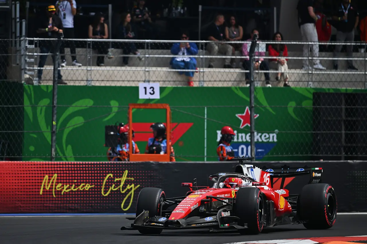 Charles Leclerc of Monaco driving the (16) Scuderia Ferrari SF-26 during the Practice 1 prior to the Formula 1 Grand Prix of Mexico