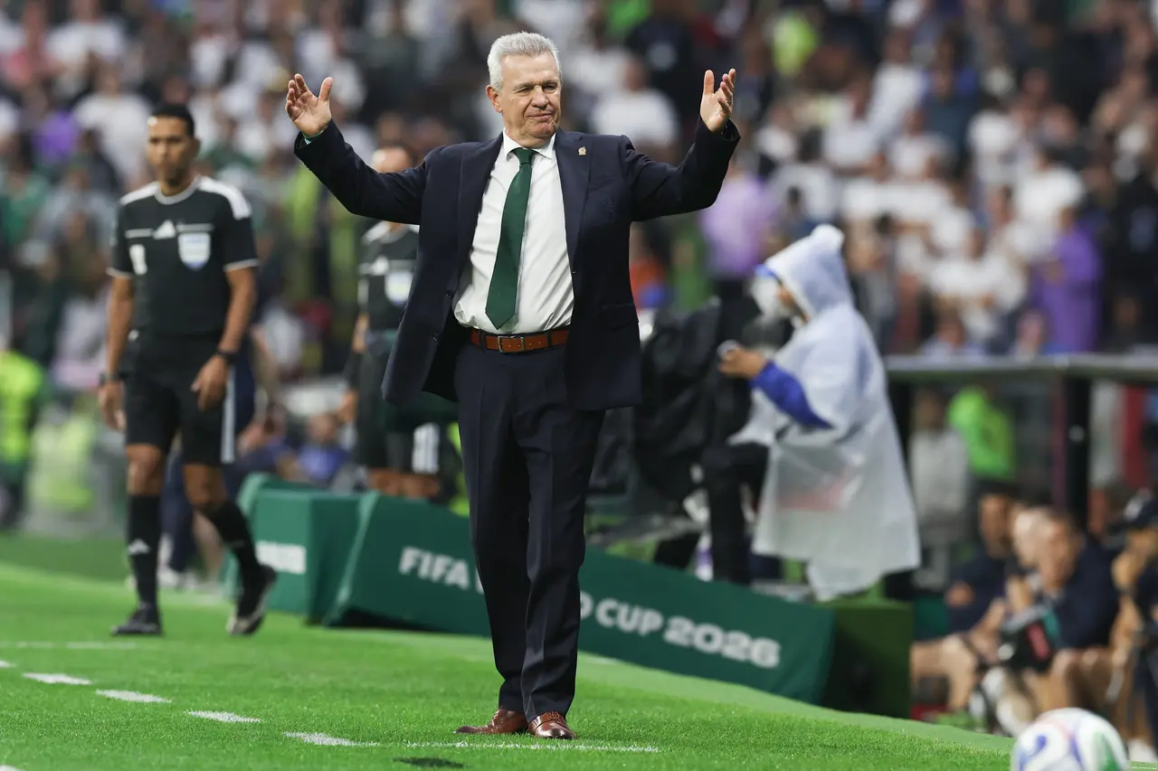 Javier Aguirre, en los octavos de final del Mundial de la FIFA 2026 entre México e Inglaterra en el estadio Azteca en Ciudad de México