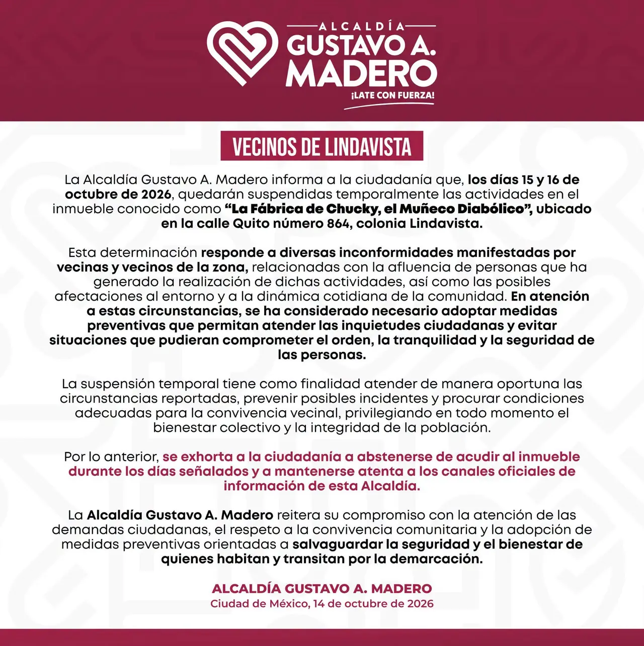 “La Fábrica de Chucky”