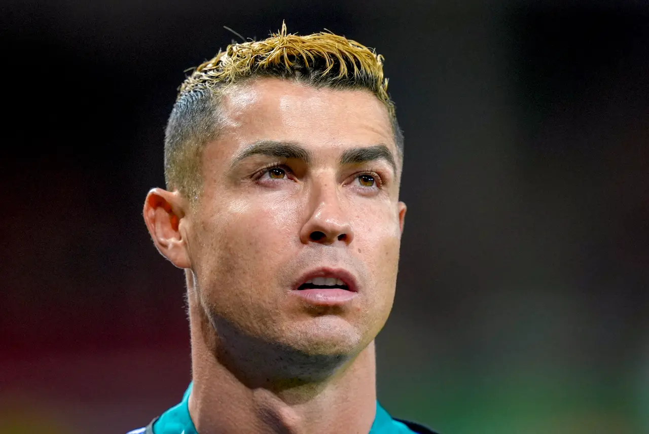 Portugal's Cristiano Ronaldo looks on during the UEFA Nations League match between Norway and Portugal in Oslo