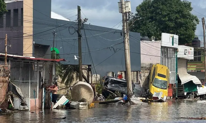 Solo 21% de las viviendas en Guerrero y tres estados más están aseguradas. EFE 