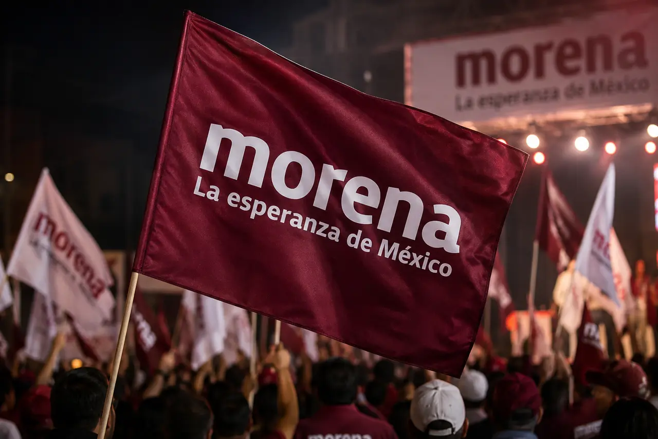 Morena toma protesta a 17 coordinadores para defender la transformación | IMAGEN REALIZADA CON IA 