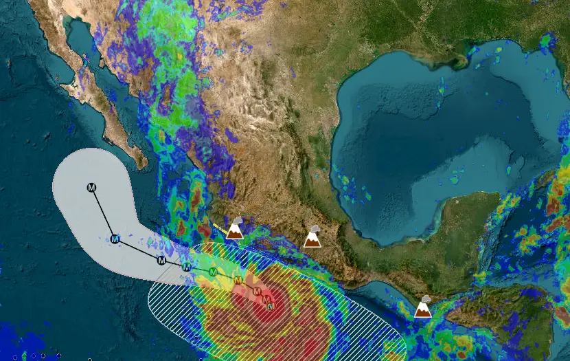 Cierran puerto de Manzanillo a embarcaciones menores por huracán “Polo” 