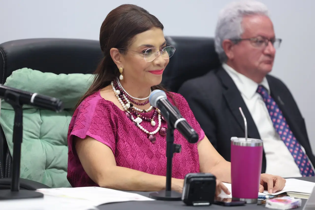 Clara Brugada, jefa de Gobierno de la Ciudad de México, durante un acto público