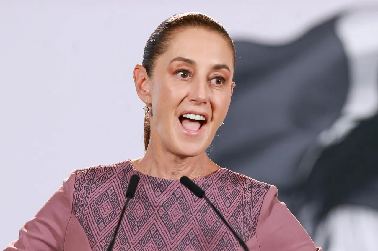 Claudia Sheinbaum durante su conferencia de prensa matutina. EFE 
