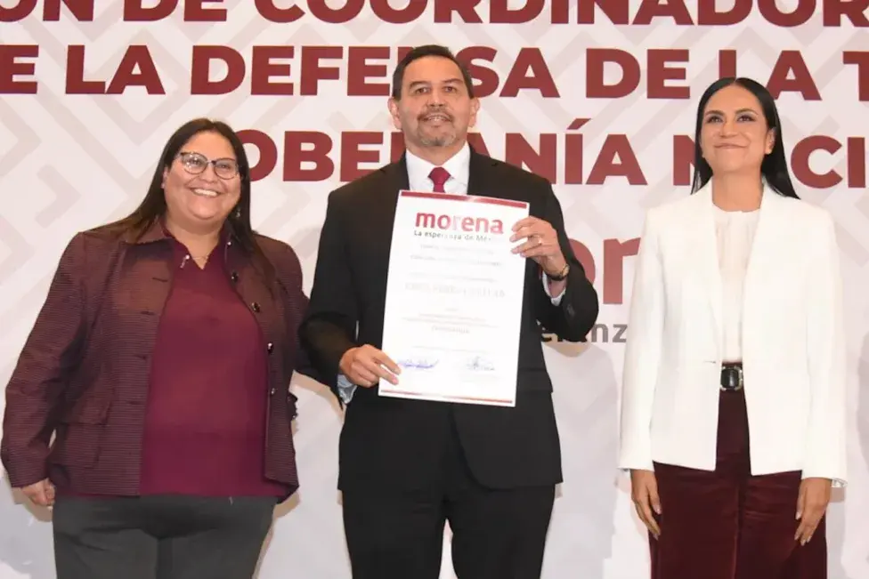 Cruz Pérez Cuellar, designado coordinador de Morena en Chihuahua