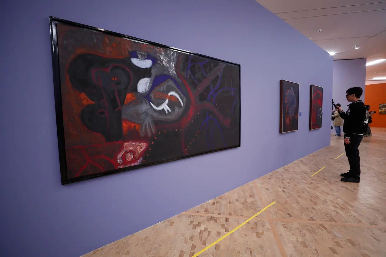 Obras de Rufino Tamayo, Rodolfo Nieto y Francisco Toledo en la exposición Los años en París
