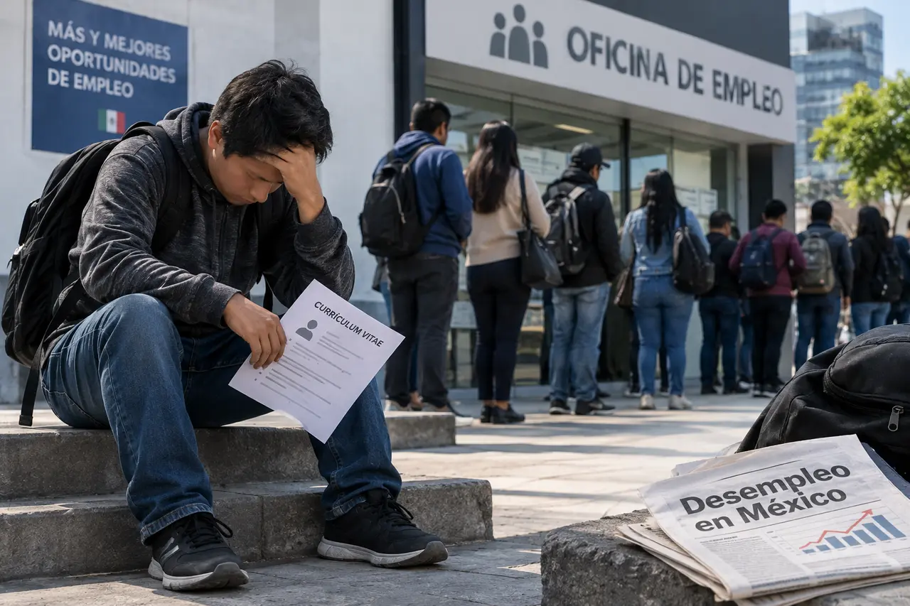 La tasa de desempleo en México aumenta a 3% en agosto