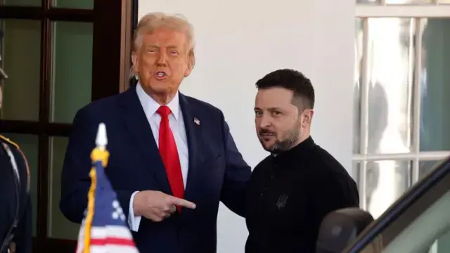 Donald Trump durante su ofensiva diplomática para reactivar las negociaciones de paz entre Rusia y Ucrania.