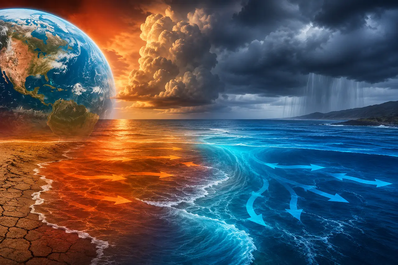 El fenómeno de El Niño continuará en evolución | IMAGEN REALIZADA CON IA