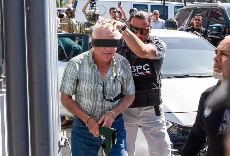 Ernesto “N” durante el proceso relacionado con una investigación de la Fiscalía General de la República
