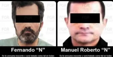 Manuel Roberto y Fernando Farías Laguna, acusados por su presunto involucramiento en huachicol fiscal