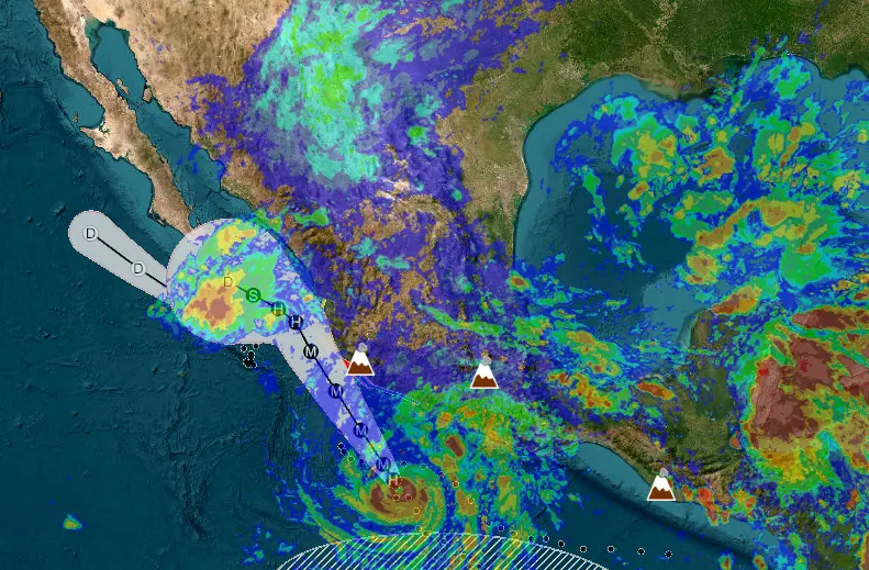 Huracán Trudy baja a categoría 1, pero mantiene la alerta por lluvias