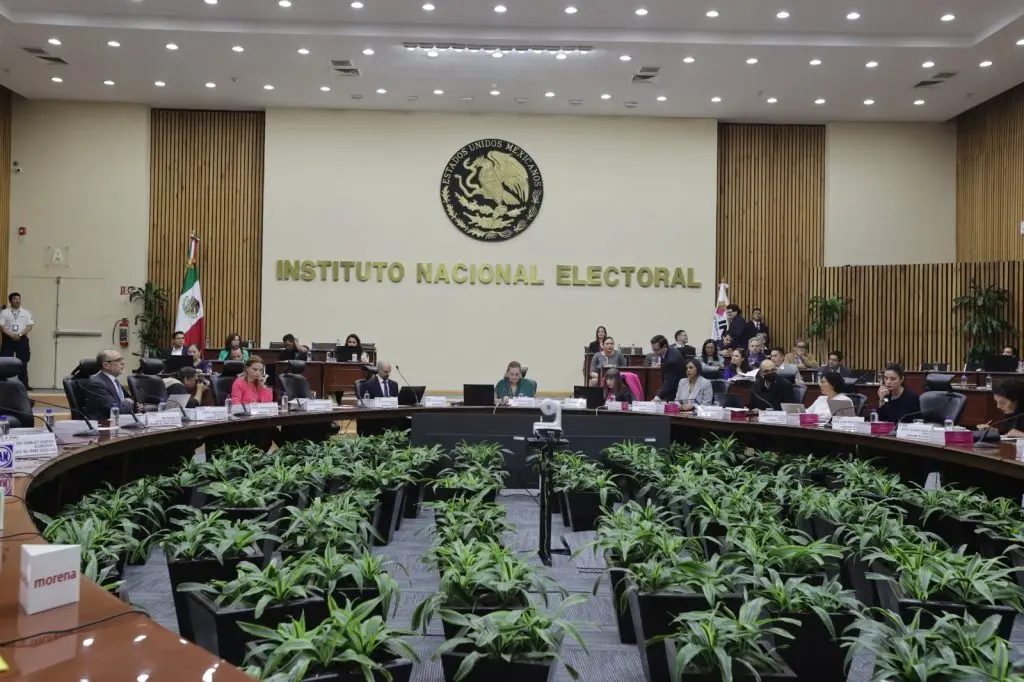 Sesión del Instituto Nacional Electoral