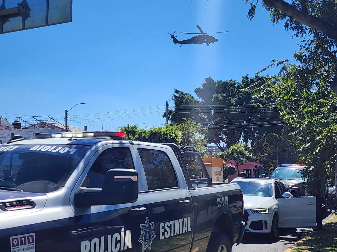 Despliegue de elementos de seguridad en Zapopan, Jalisco