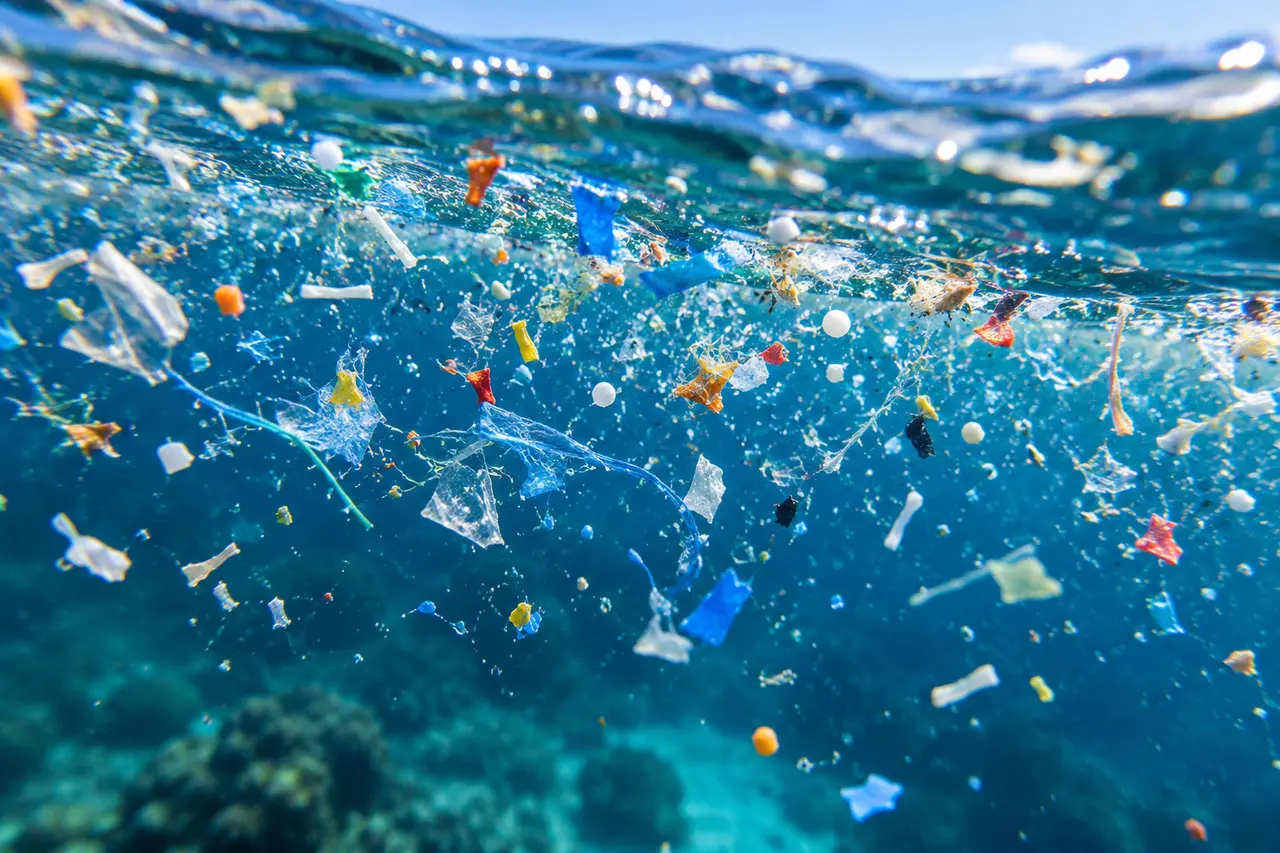 Los ríos llevaron 263 mil toneladas de microplásticos a los océanos en un solo año | IMAGEN ILUSTRATIVA REALIZADA CON IA 