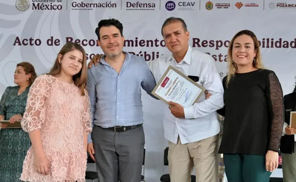 Autoridades ofrecen disculpa pública a familiares de víctimas de la Matanza de los Goyos y hechos de violencia en Poza Rica.
