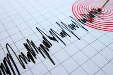 Gráfica de sismo registrado en Benito Juárez 