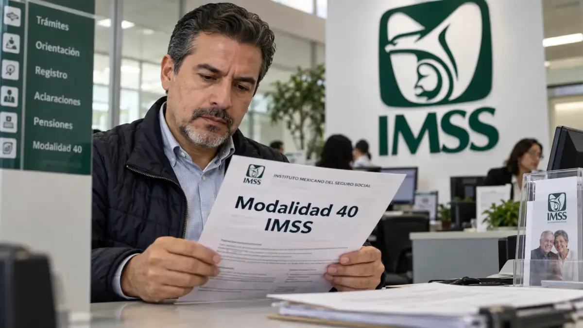 Especialista habla sobre los cambios a la Modalidad 40 del IMSS