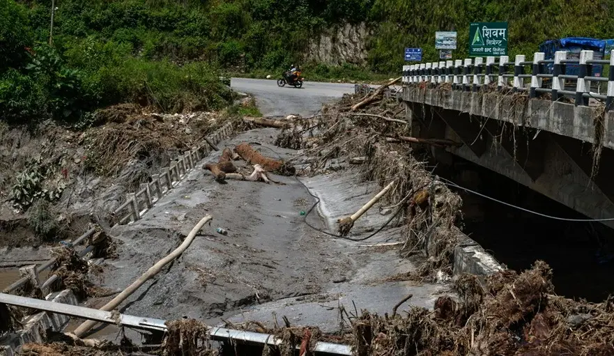 Nepal alerta al mundo tras devastadoras inundaciones. EFE 