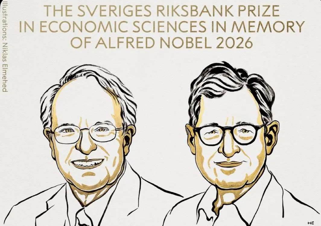 Robert E. Hall y Michael Woodford, economistas estadounidenses galardonados con el Premio Nobel de Economía 2026 por sus aportes a la estabilización macroeconómica
