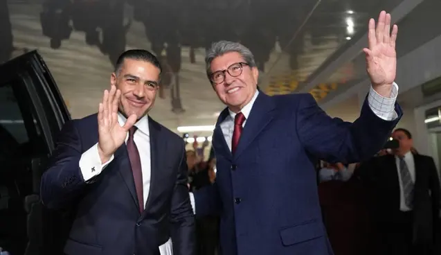 Omar García Harfuch se reúne en privado con coordinadores parlamentarios en San Lázaro
