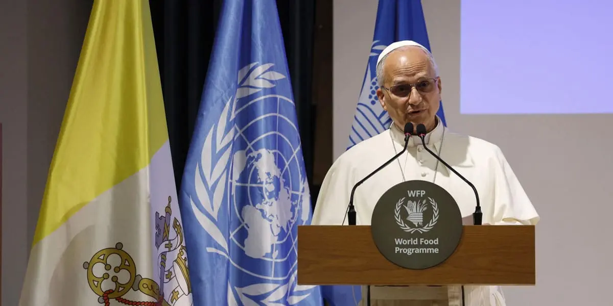 Papa León XIV durante su próxima visita a la sede de la UNESCO en París para hablar sobre inteligencia artificial y juventud.