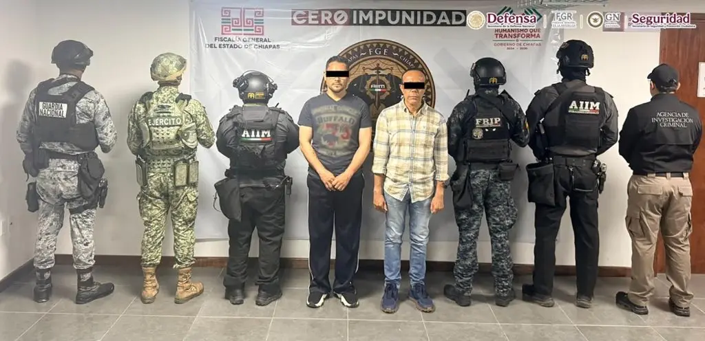 Operación Enjambre: detienen a alcalde y exalcalde de Suchiapa, Chiapas 