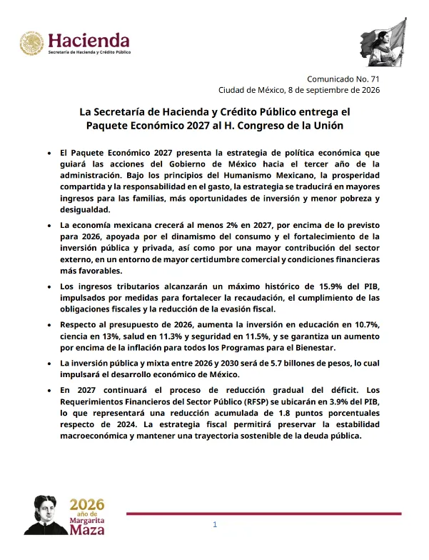 paquete economico