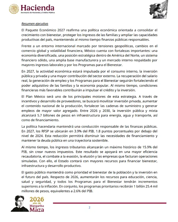 paquete economico