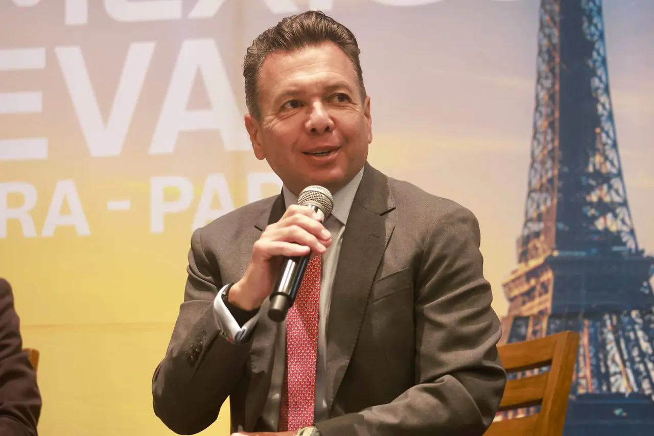 Pablo Lemus, gobernador de Jalisco, durante un evento público 