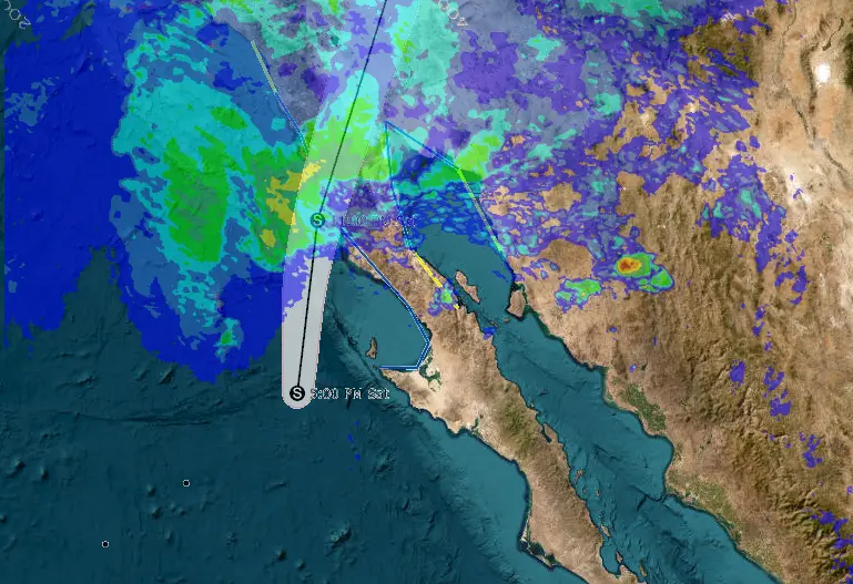 ¡Rachel cambia de rumbo! Tormenta tropical amenaza con golpear Baja California