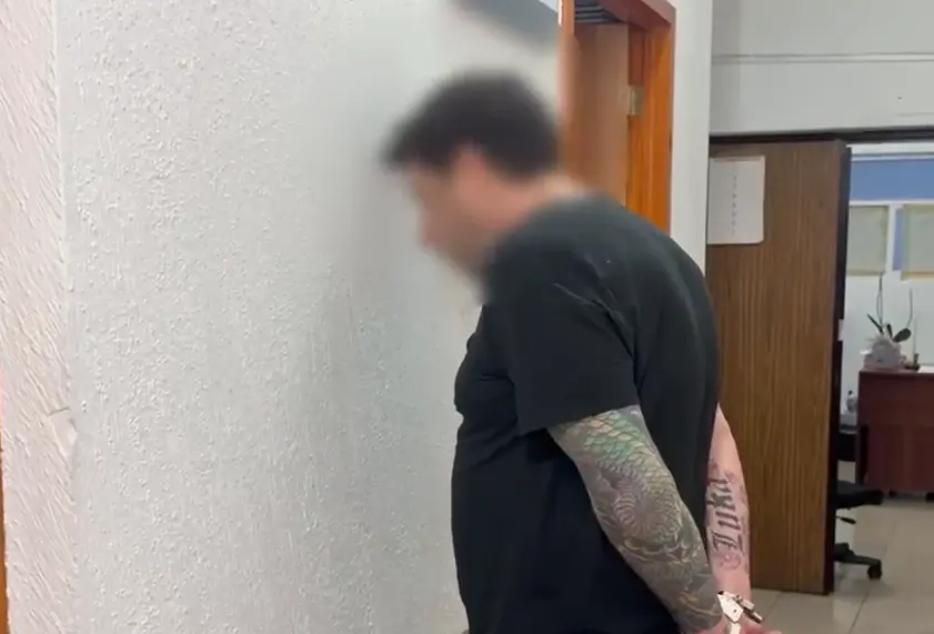 Diego Sebastián “N” y Gerardo “N”, detenidos por su probable participación en el multihomicidio ocurrido en Atizapán.
