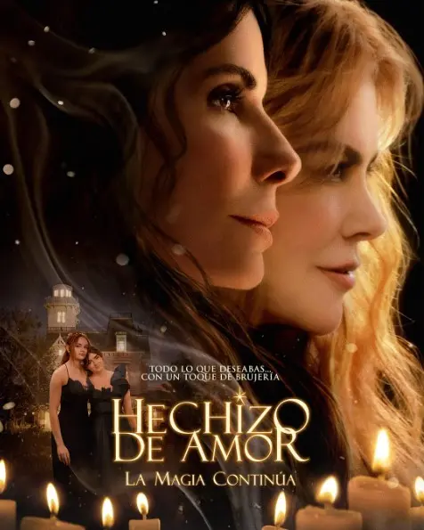 Póster oficial para México de la película "Hechizo de Amor: La Magia Continúa