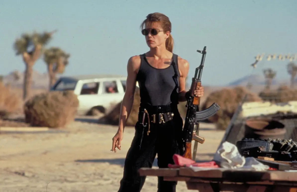 Linda Hamilton en "Terminator 2: El Juicio Final"