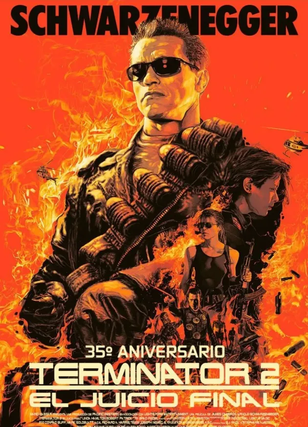 "Terminator 2: El juicio Final" Póster del 35 aniversario