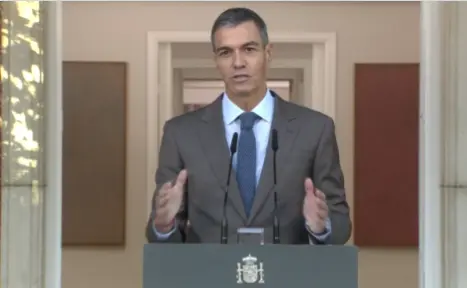 Pedro Sánchez anuncia elecciones generales anticipadas en España para el 29 de noviembre de 2026.