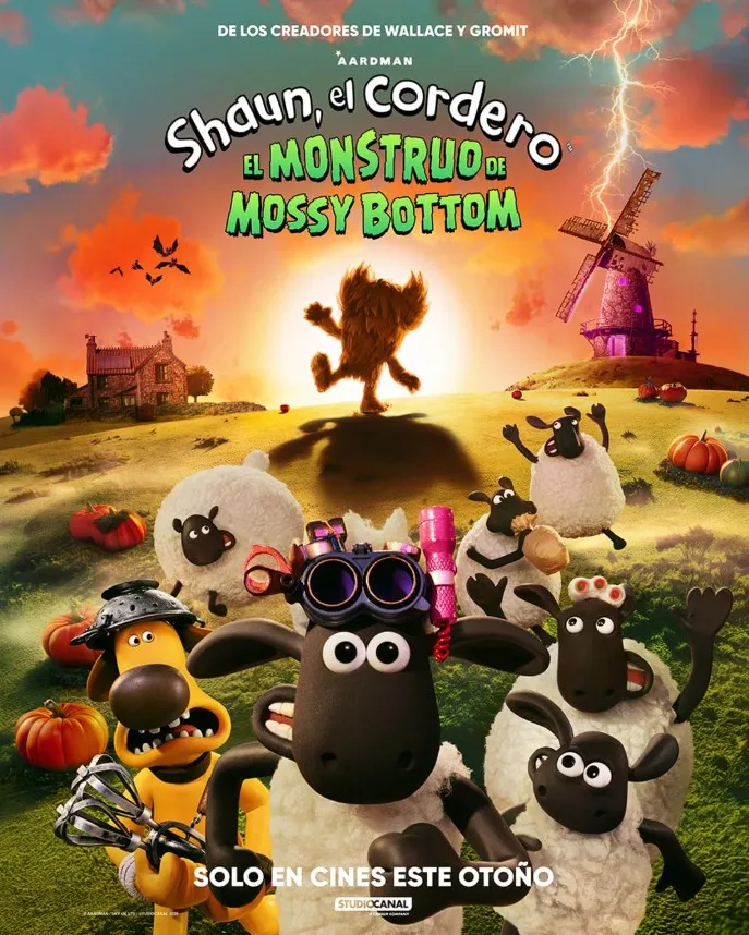 “Shaun, el cordero: El monstruo de Mossy Bottom”