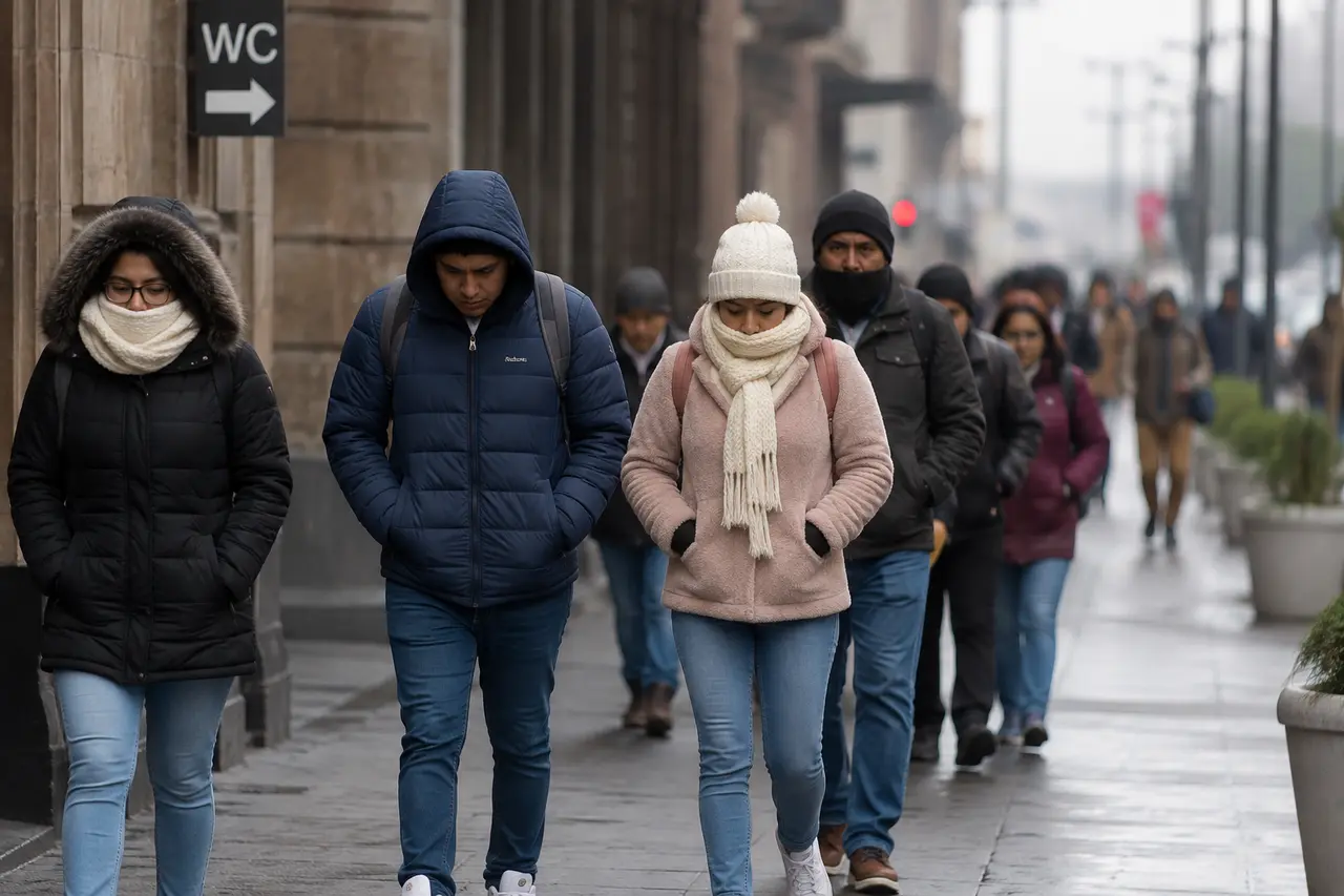 Se esperan 56 frentes fríos de septiembre del presente año a mayo del 2027 | IMAGEN REALIZADA CON IA 