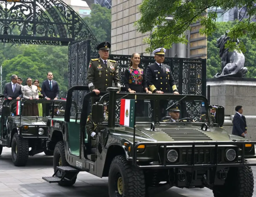 Sheinbaum encabeza conmemoración de los Niños Héroes de Chapultepec