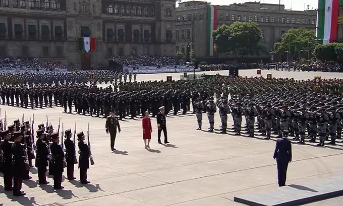 Claudia Sheinbaum encabeza el Desfile Cívico Militar por la Independencia de México 