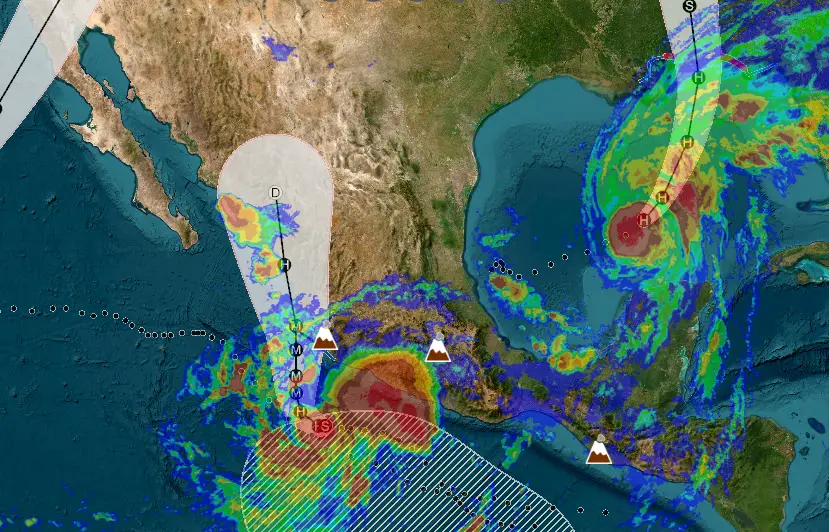 Simón amenaza las costas de México; cierran tres puertos