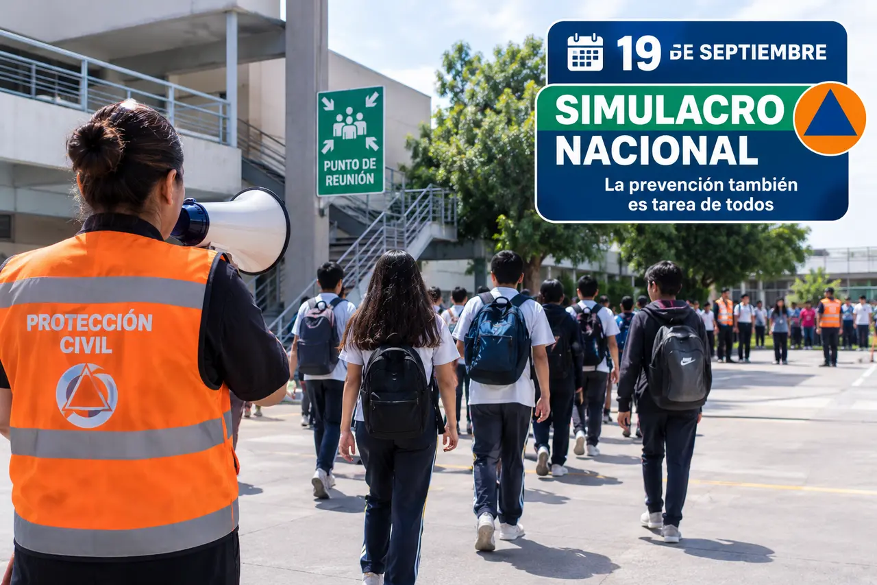 Protección Civil anuncia segundo simulacro nacional para el 19 de septiembre