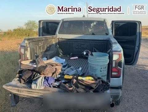 Operativo de fuerzas federales en Guasave, Sinaloa, donde murió Jesús González Peñuelas, alias “Chuy González”, durante un enfrentamiento con elementos de la Marina