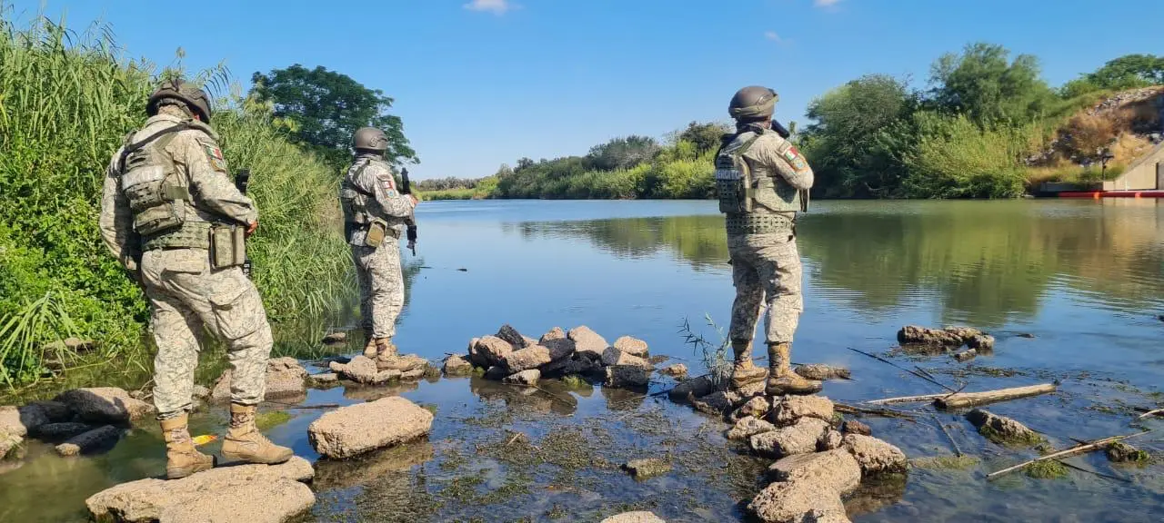 Ejército Mexicano y Guardia Nacional despliegan 500 elementos en Tamaulipas por la Operación Espejo.