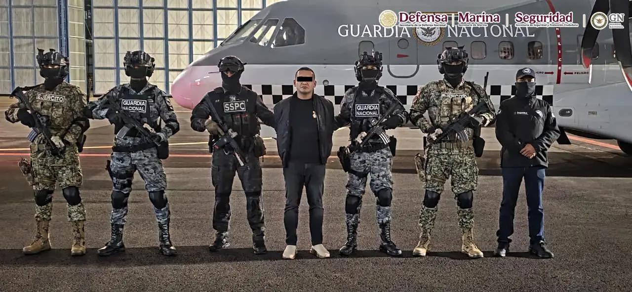 Operativo de fuerzas federales en Zapopan tras la detención de Iván N., alias El Tanque, presunto operador del CJNG.